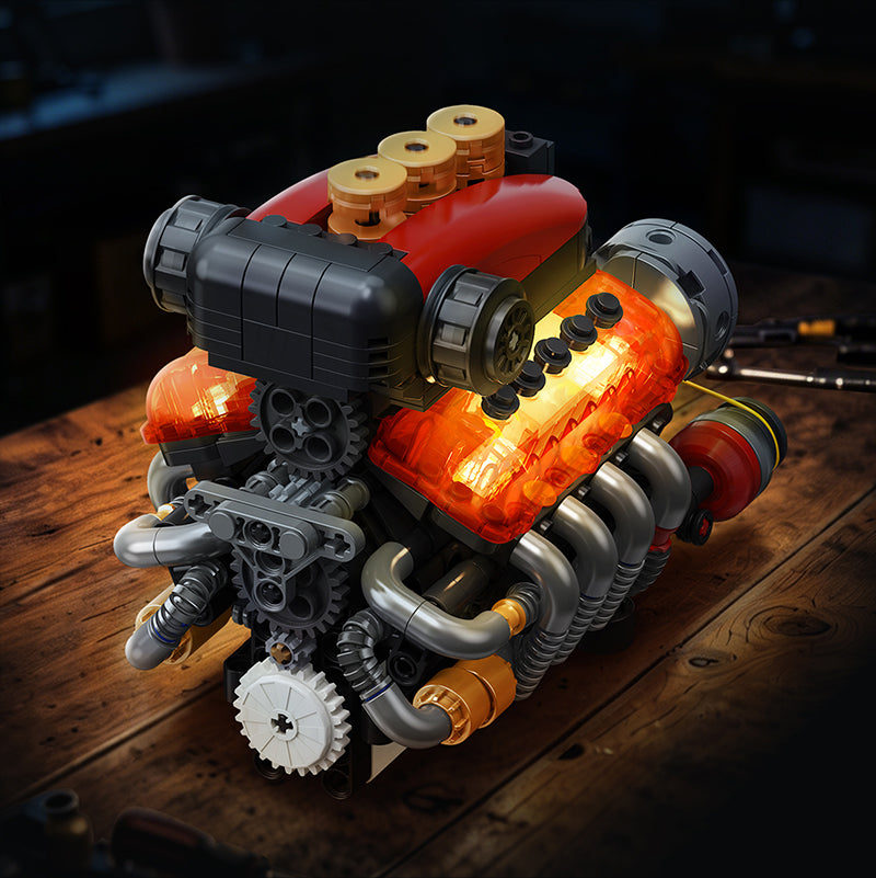 EIKEE Y15013 V8 Piston Mini Engine | 496+ pcs