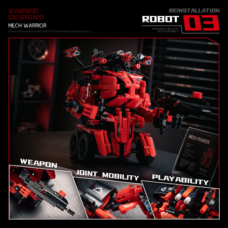 EIKEE Y12005 5-in-1 Red Supercars | 763+ pcs