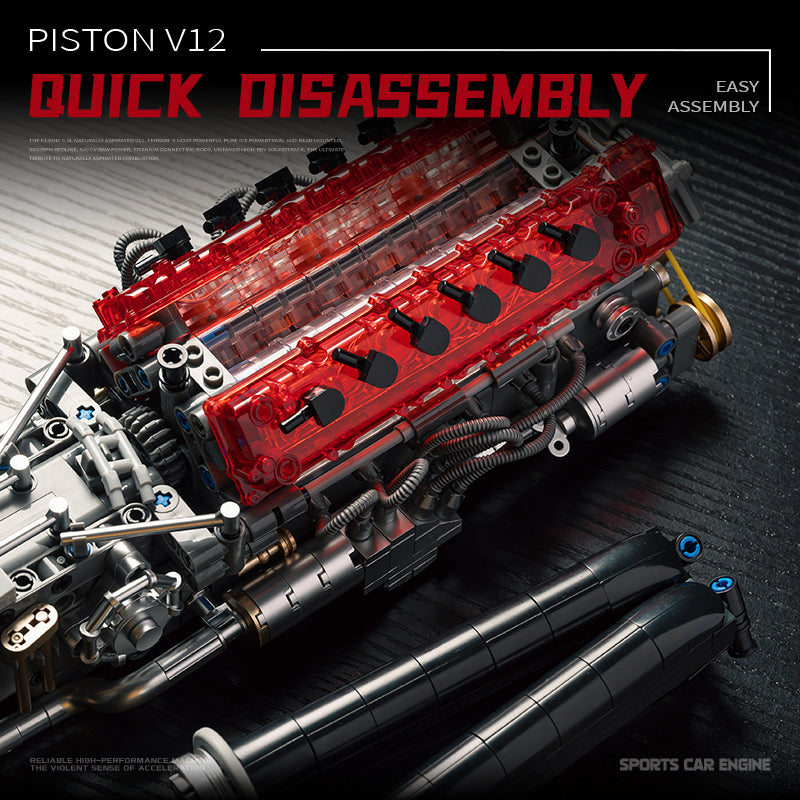 EIKEE Y15017 V12 Piston Engine | 759+ pcs