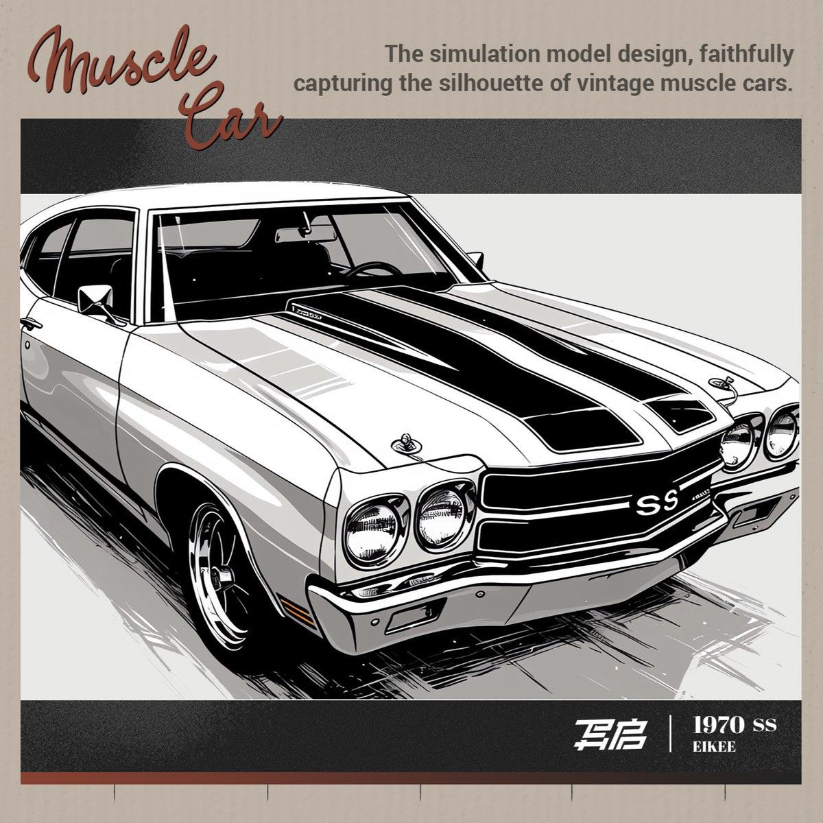 EIKEE Y26012 Dodge Vintage Classic | 1,038+ pcs