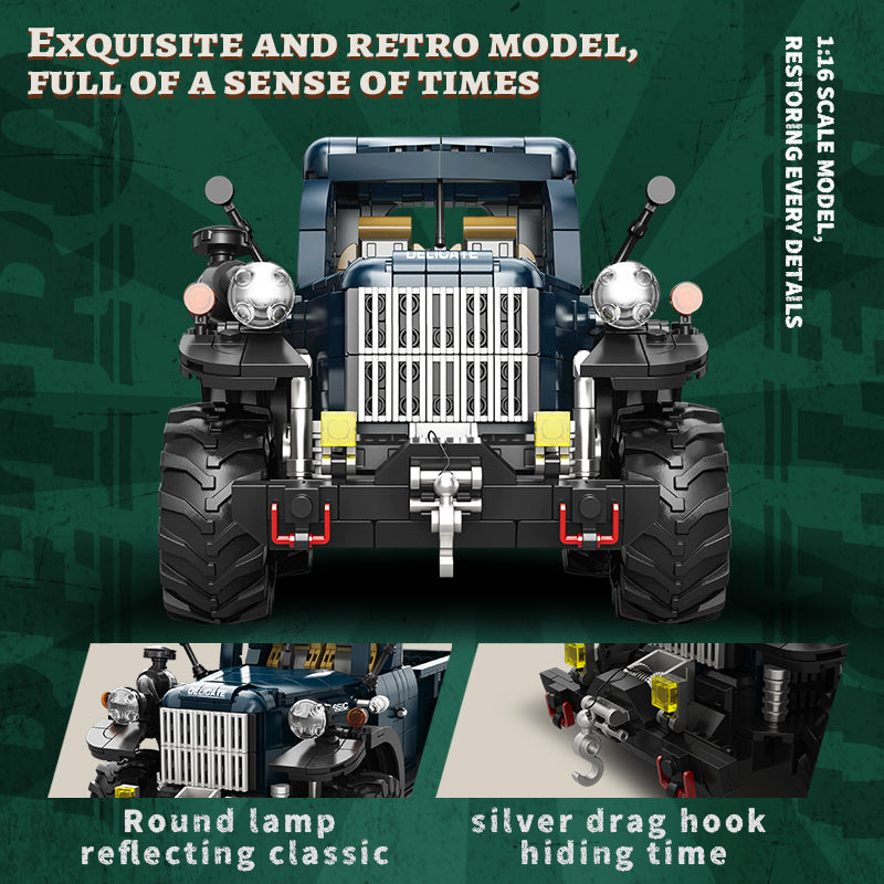 EIKEE Y26011 - 1952 Power Wagon Classic Pickup Truck Model | 1,199+ pcs