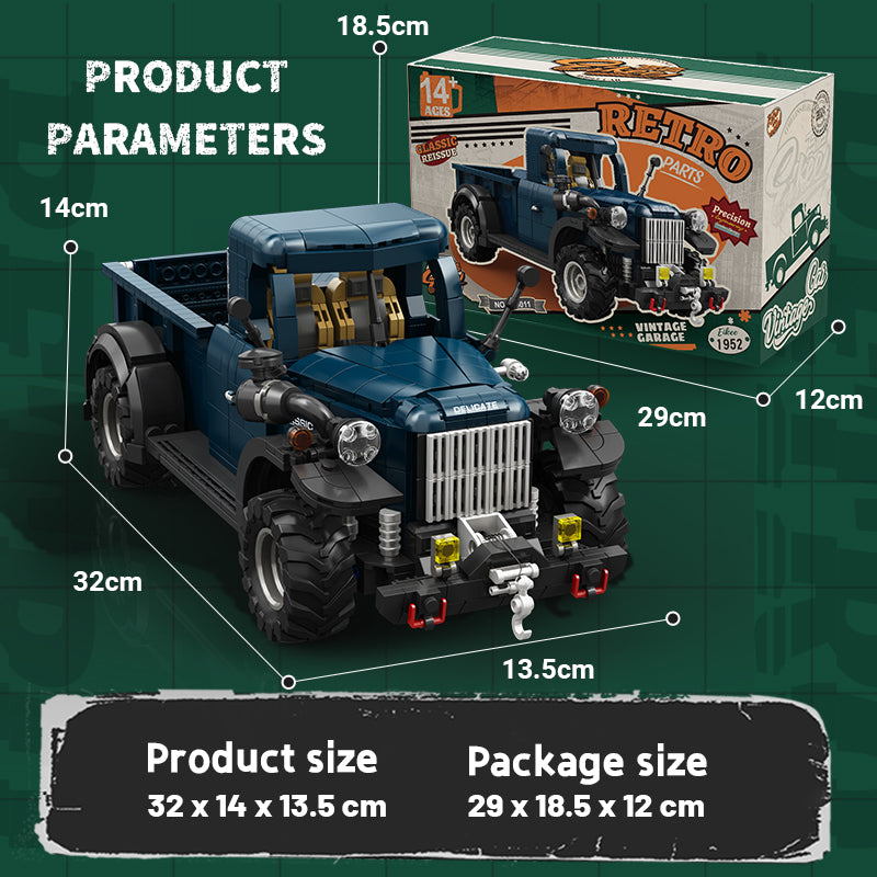 EIKEE Y26011 - Power Wagon 1952 Pickup Truck | 1,199+pcs