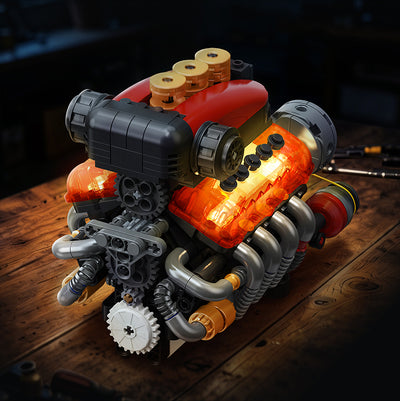 EIKEE Y15013 V8 Piston Mini Engine | 496+ pcs
