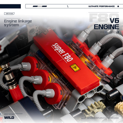 EIKEE Y18004 V6 F80 Supercar | 4,703+ pcs