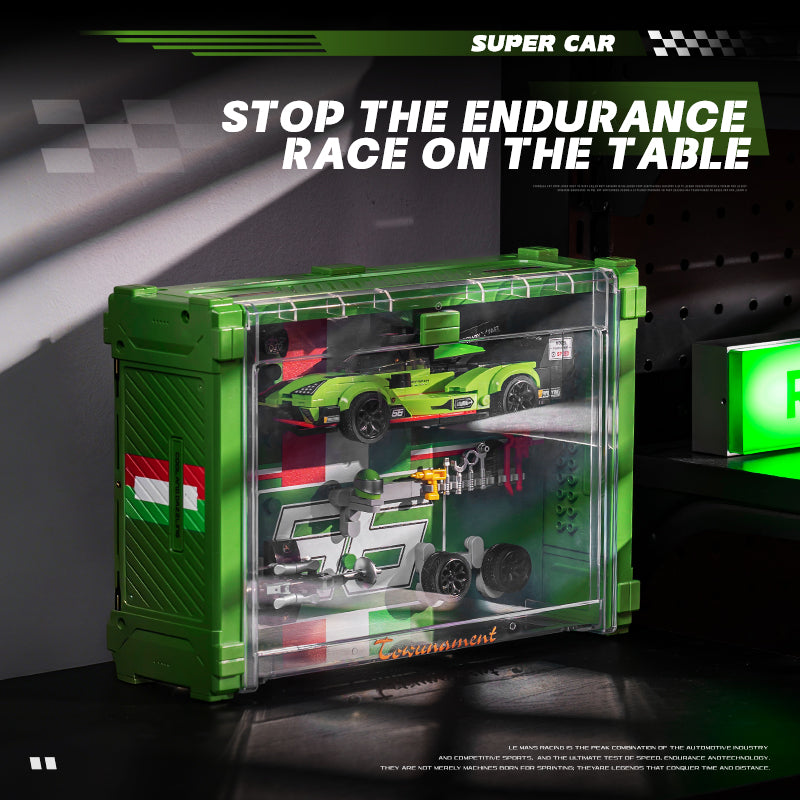 EIKEE Y24005 - Le Mans SC63 Supercar Model | Multi-Display | 577+ pcs