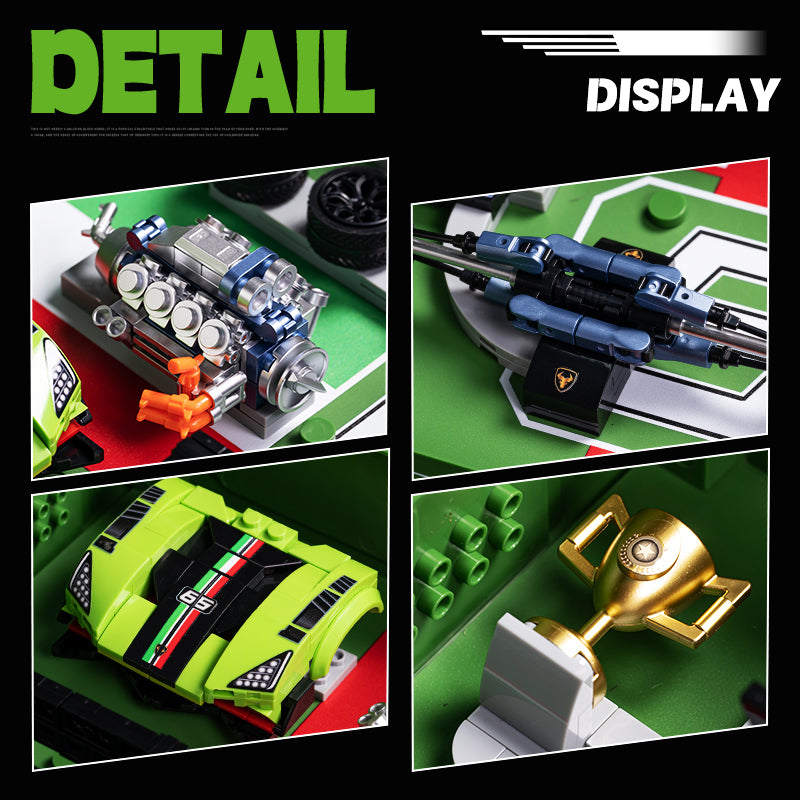 EIKEE Y24005 - Le Mans SC63 Supercar Model | Multi-Display | 577+ pcs