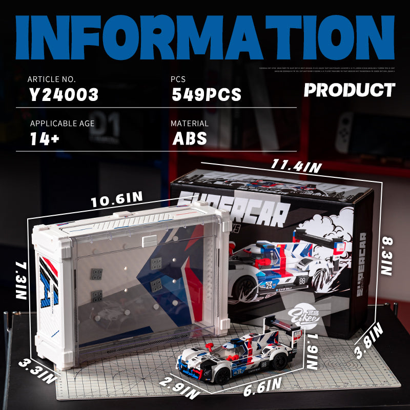 EIKEE Y24003 - Le Mans Hybrid V8 Supercar | Multi-Display | 549 pcs