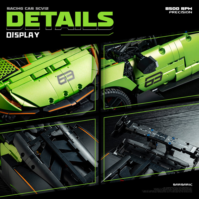 EIKEE Y10001 - SCV12 Supercar Model | 1,889+ pcs