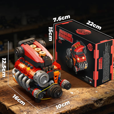 EIKEE Y15013 V8 Piston Mini Engine | 496+ pcs