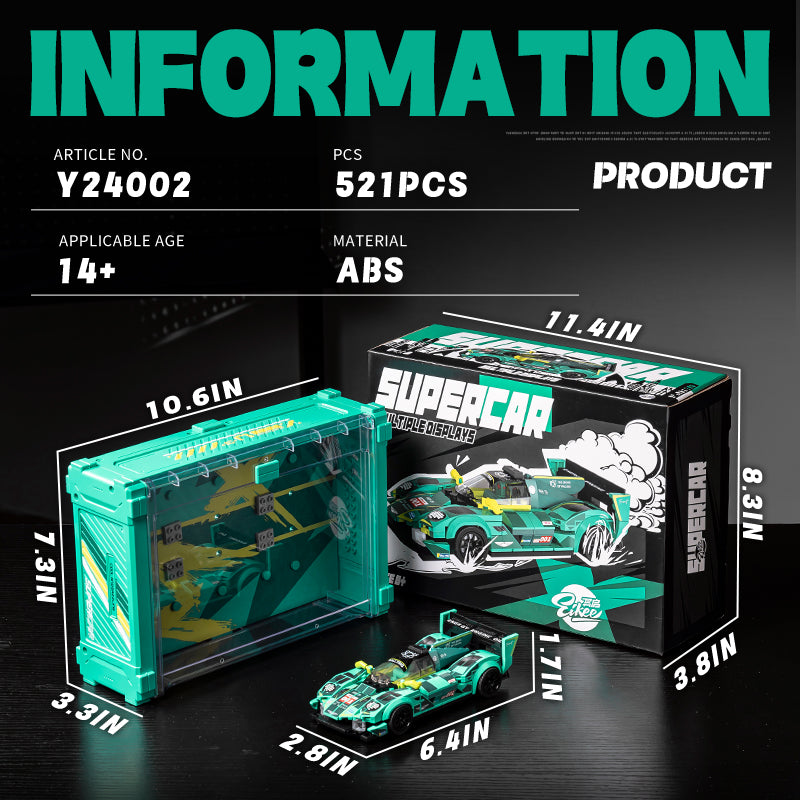 EIKEE Y24002 - Le Mans Supercar | Multi-Display | 521 pcs