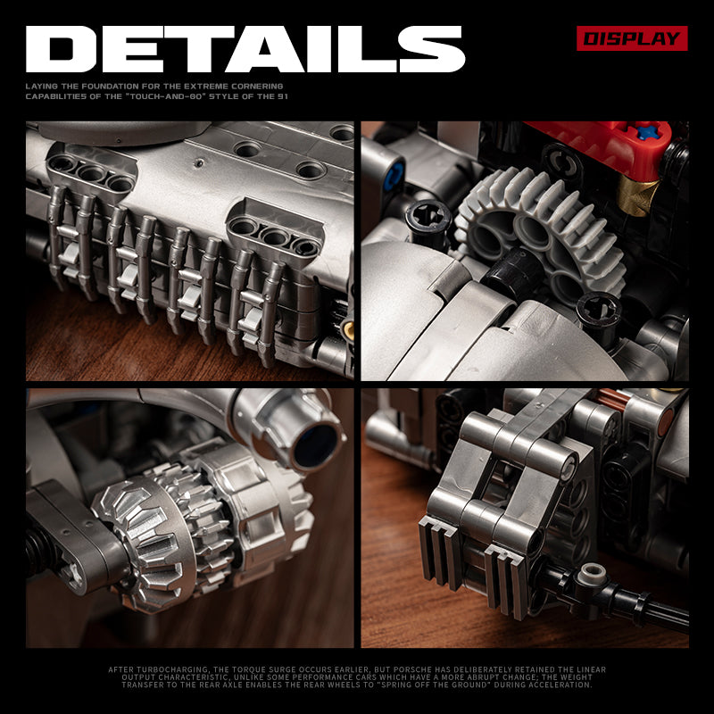 EIKEE Y15011 - L6 Piston Engine Building Set | 936+ pcs