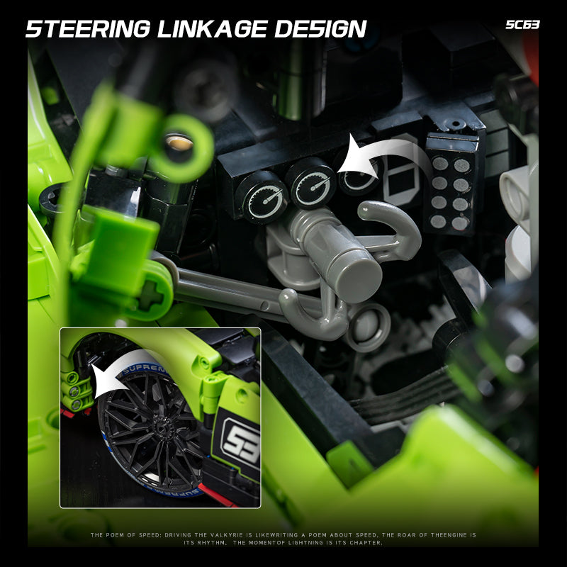 EIKEE Y18081 - Le Mans SC63 Supercar Model | 3,771+ pcs
