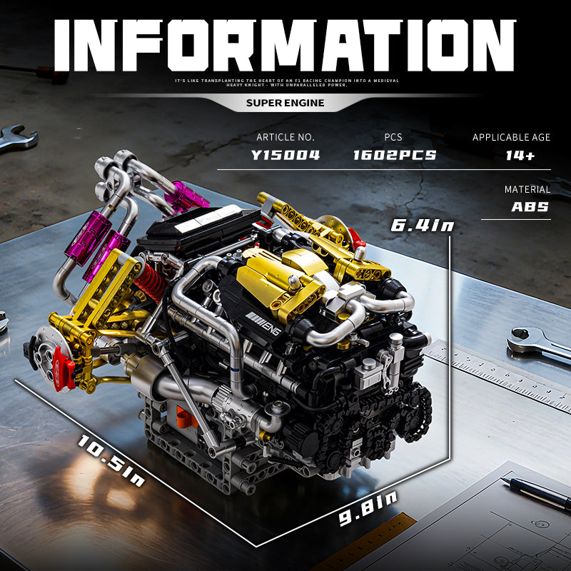 EIKEE Y15004 - V12 Engine | 1,602+pcs
