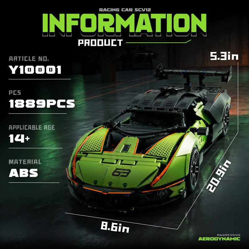 EIKEE Y10001 - SCV12 Supercar | 1,889+pcs