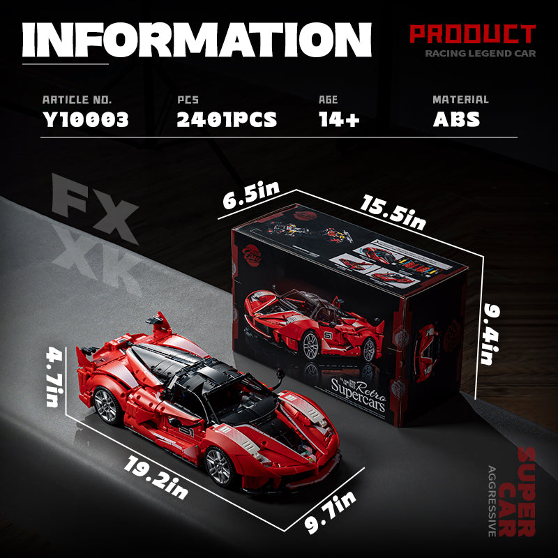EIKEE Y10003 - FXX.K Supercar | 2,401+pcs