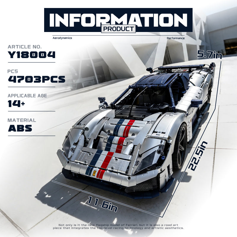 EIKEE Y18004 - V6 F80 Supercar | 4,703+pcs