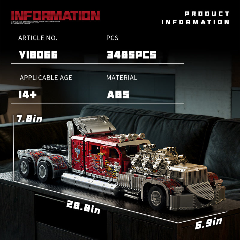 EIKEE Y18066 - Thor 24 Heavy Duty Truck | 3,485+pcs