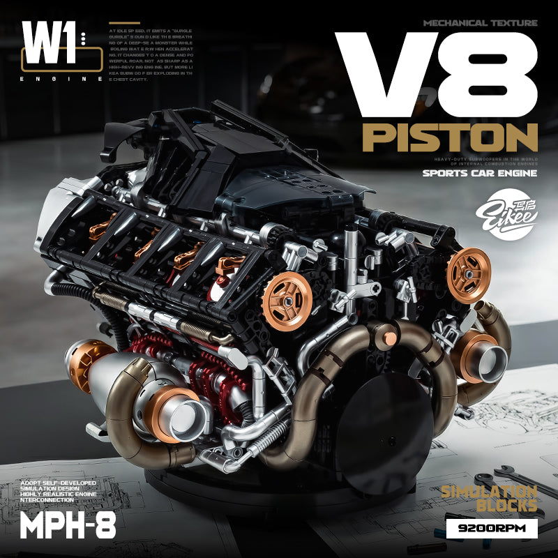 EIKEE Y15003 - PISTON V8 Engine | 2,035+pcs