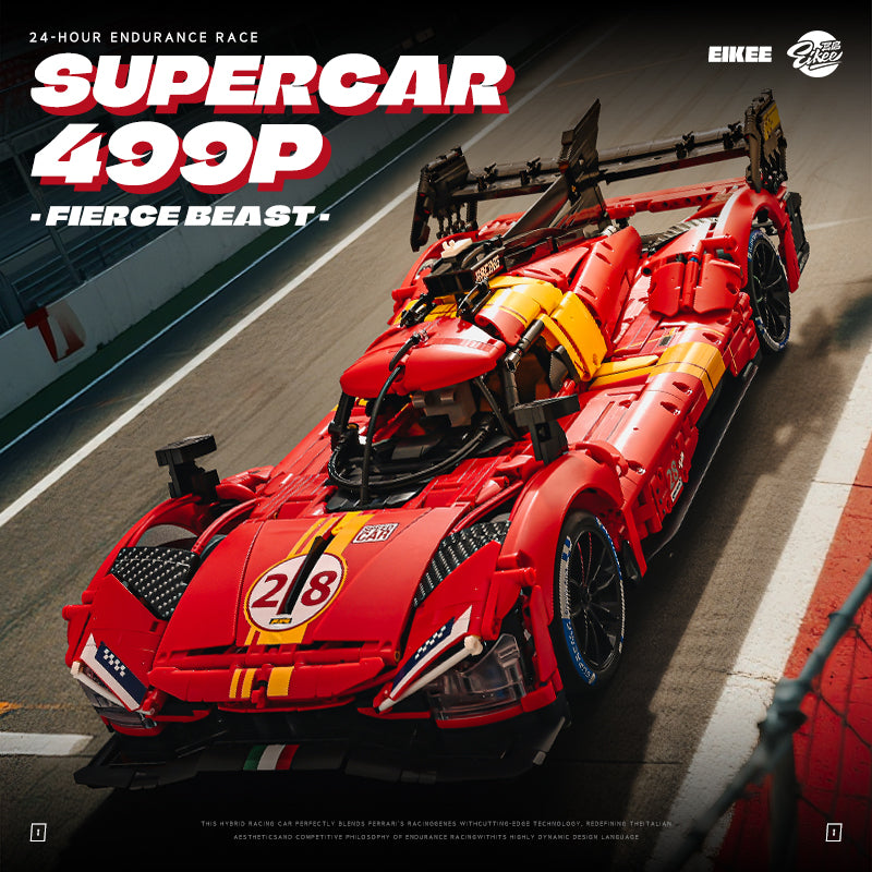 EIKEE Y18080 - Le Mans 499P Supercar | 3,350+pcs