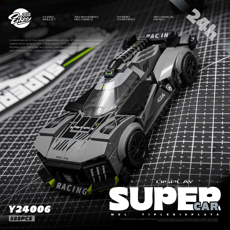 EIKEE Y24006 - Le Mans 9X8LMH Supercar | Multi-Display | 588 pcs