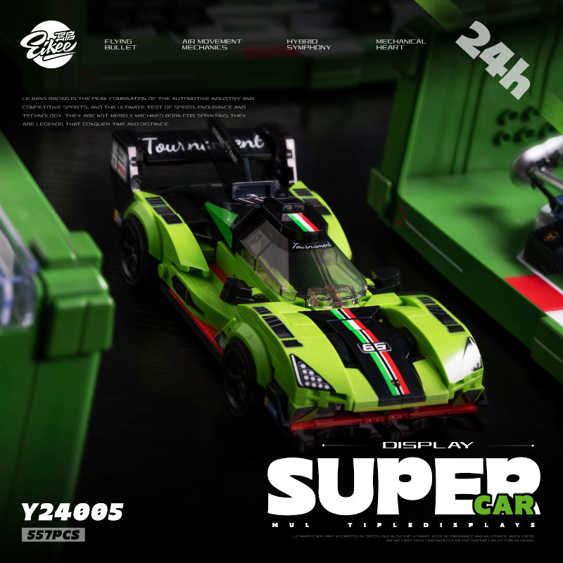EIKEE Y24005 - Le Mans SC63 Supercar | Multi-Display | 577 pcs