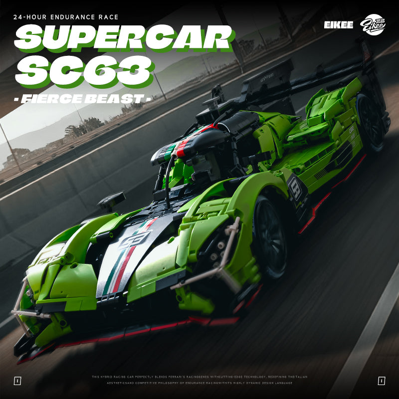 EIKEE Y18081 - Le Mans SC63 Supercar | 3,771+pcs