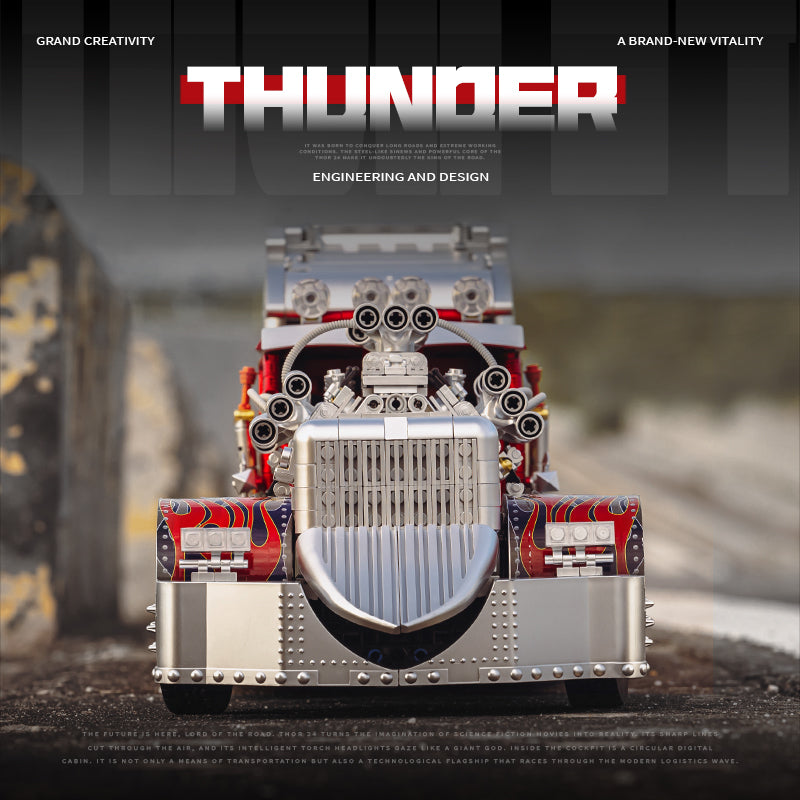 Eikee Y18066 - Thor Heavy Duty Truck Model Building Set | 3,485 pcs