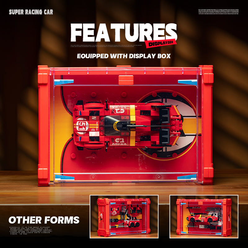 EIKEE Y24001 - Le Mans 499F Supercar Model | Multi-Display | 477+ pcs