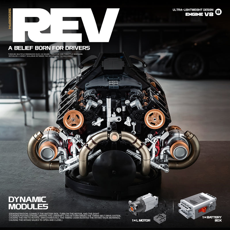 EIKEE Y15003 V8 Piston Engine | 2,035+ pcs