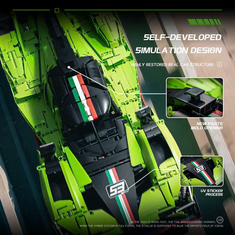 EIKEE Y18081 - Le Mans SC63 Supercar Model | 3,771+ pcs