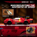EIKEE Y24001 - Le Mans 499F Supercar Model | Multi-Display | 477+ pcs