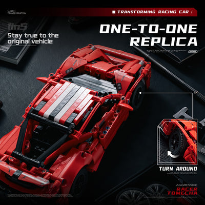 EIKEE Y12005 5-in-1 Red Supercars | 763+ pcs