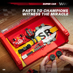 EIKEE Y24001 - Le Mans 499F Supercar Model | Multi-Display | 477+ pcs