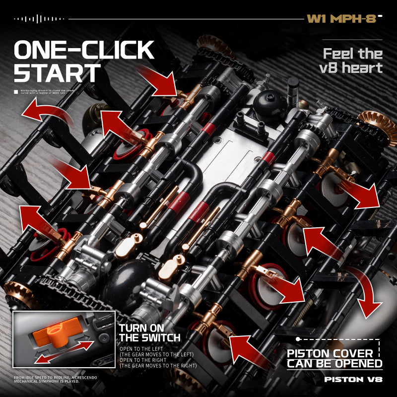EIKEE Y15003 V8 Piston Engine | 2,035+ pcs
