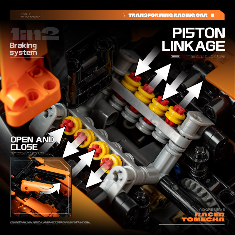 EIKEE Y14003 2-in-1 McLaren P1 & Bee | 1,140+ pcs