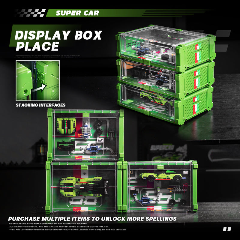 EIKEE Y24005 - Le Mans SC63 Supercar Model | Multi-Display | 577+ pcs