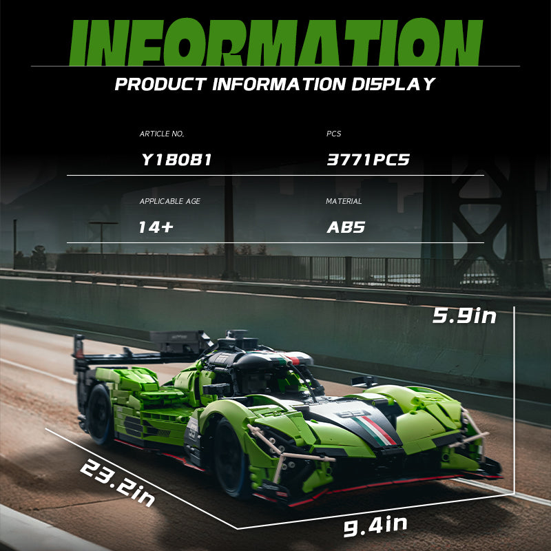 EIKEE Y18081 - Le Mans SC63 Supercar | 3,771+pcs