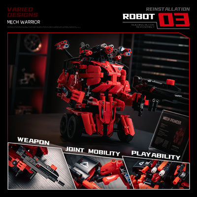 EIKEE Y12005 5-in-1 Red Supercars | 763+ pcs