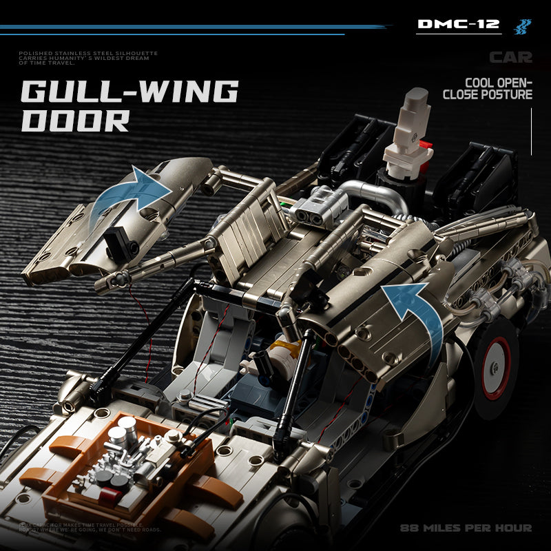 EIKEE Y12001 DMC-12 Time Machine | 1,770+ pcs
