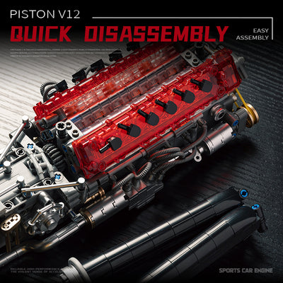 EIKEE Y15017 V12 Piston Engine | 759+ pcs