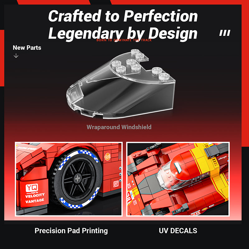 EIKEE Y26001 - 499P Supercar Model | 980+ pcs