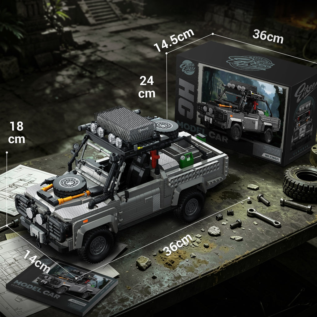 EIKEE Y26021 - Classic 4x4 Off-Road Car Model | 1,966+ pcs