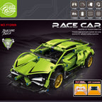 EIKEE Y12006 - 5-in-1 Green Racing Car Building Set | 596+ pcs
