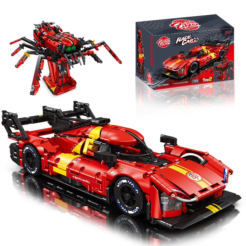 EIKEE Y14001 - 499 Spider 1 IN 2 Combine Supercar | 1,138+pcs