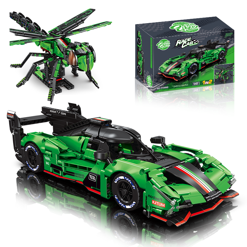 EIKEE Y14002 - SC63 & Dragonfly 1 IN 2 Combine Supercar | 1,190+pcs