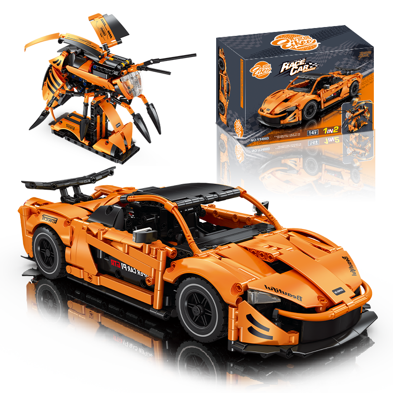 EIKEE Y14003 - McLaren P1 & Bee 1 IN 2 Combine Supercar | 1,140+pcs