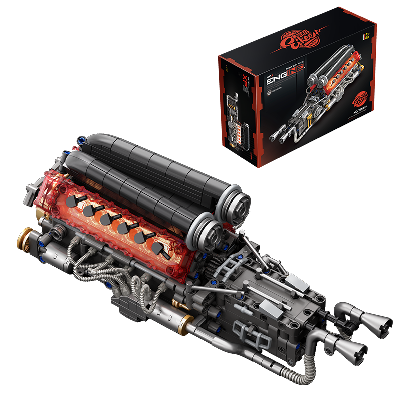 EIKEE Y15017 - V12 Piston SP3 Engine Building Set | 759+ pcs