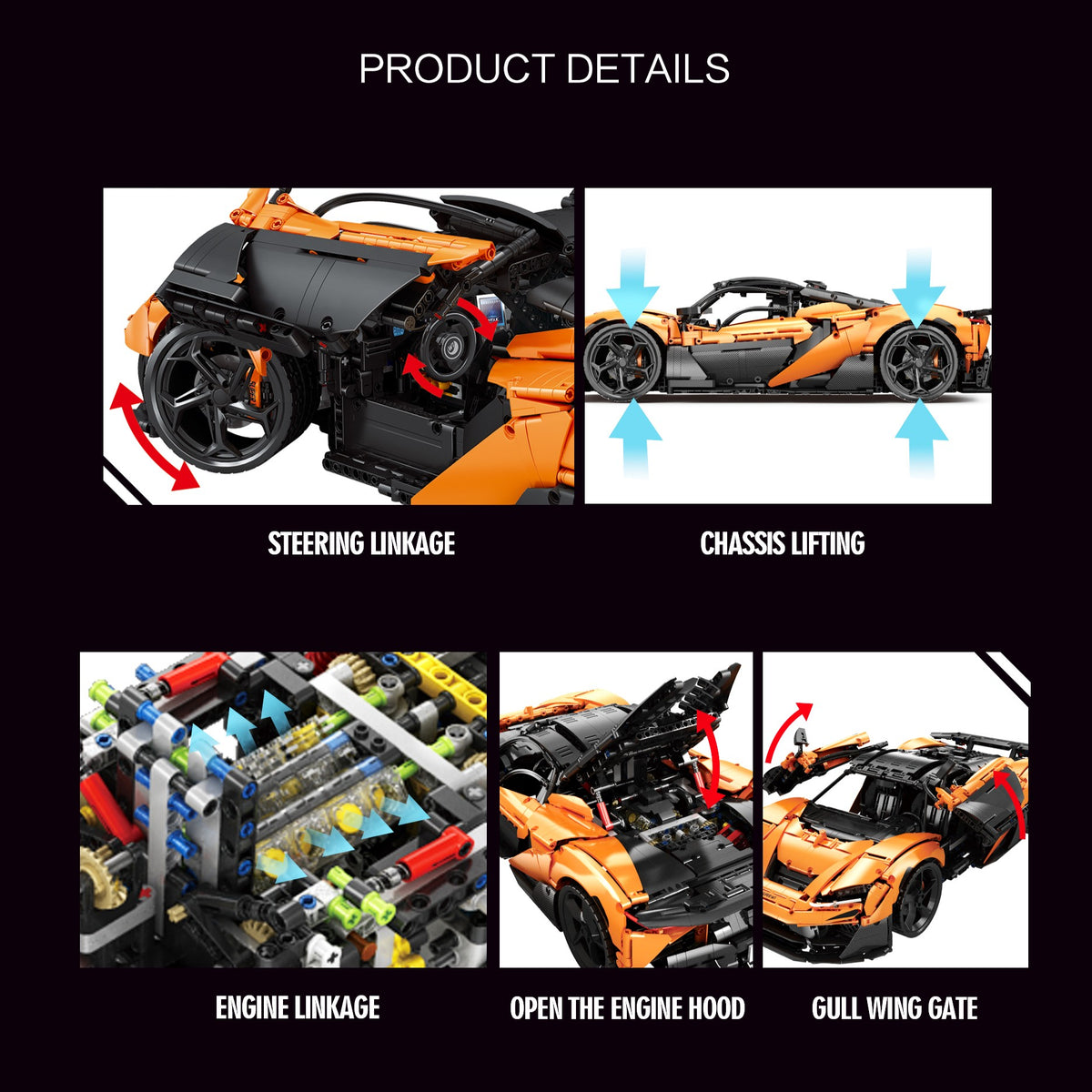 EIKEE Y18005 Maleran W1 V8 Supercar | 4,236+ pcs