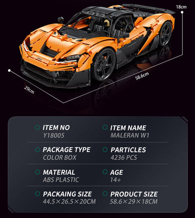 EIKEE Y18005 Maleran W1 V8 Supercar | 4,236+ pcs