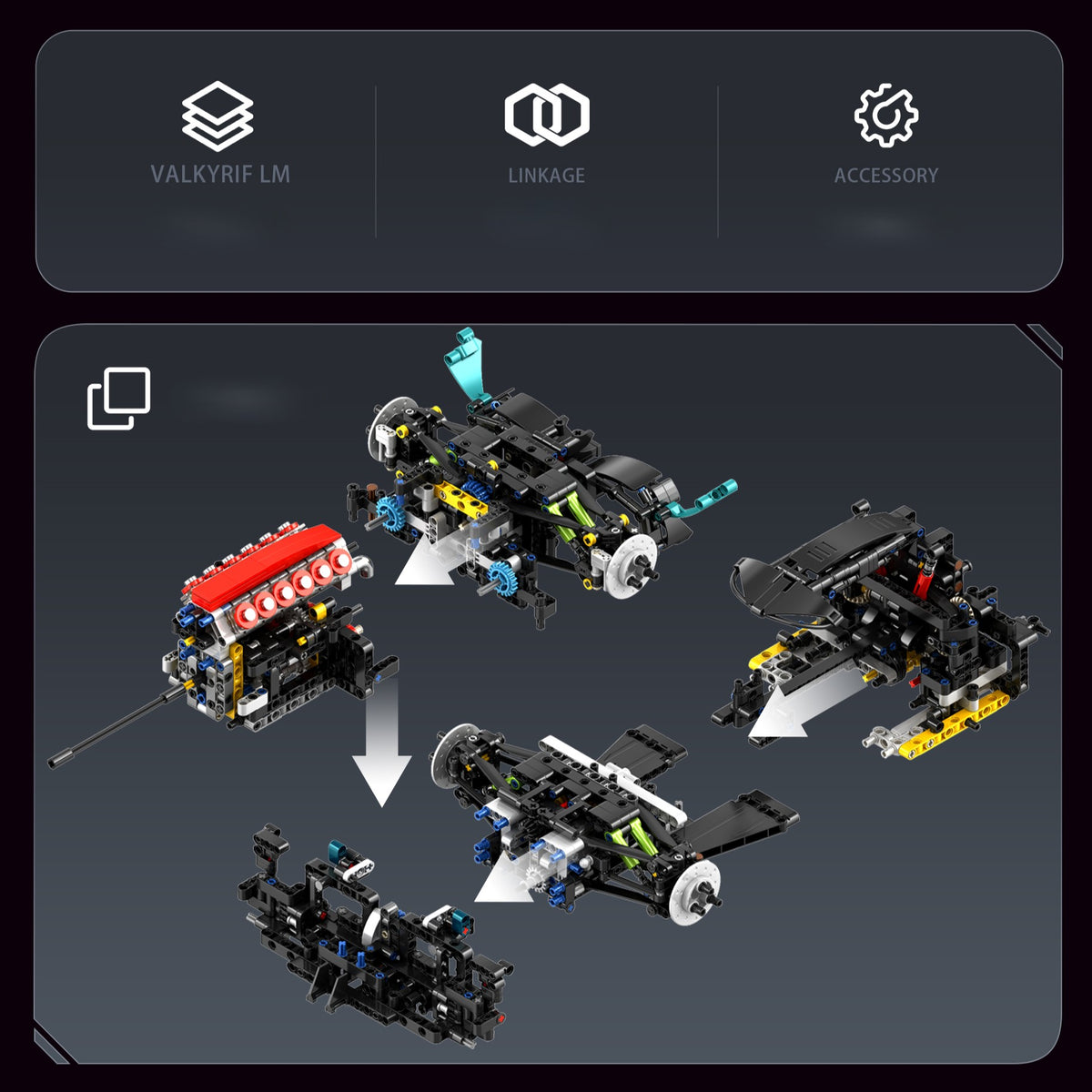 EIKEE Y18083 Valkyrie LM V12 Supercar | 3,069+ pcs